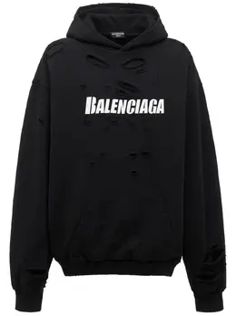 BALENCIAGA: Хлопковый свитшот