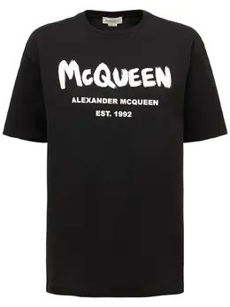 ALEXANDER MCQUEEN: Футболка оверсайз 