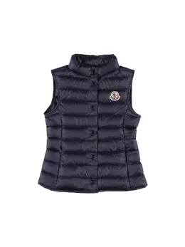 MONCLER: Синий жилет Liane