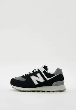 New Balance: Чёрные кроссовки