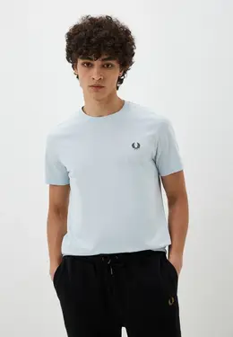 Fred Perry: Голубая футболка 