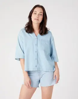 Wrangler: Голубая рубашка