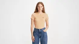 Levi's: Розовая футболка 