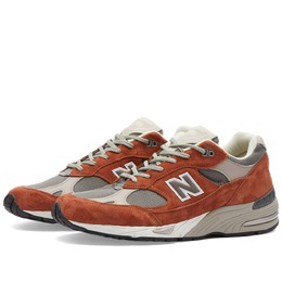 New Balance: Оранжевые кроссовки 