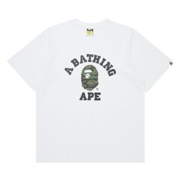 A BATHING APE: Белая футболка 