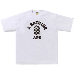 A BATHING APE: Белая футболка 