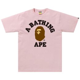 A BATHING APE: Розовая футболка 