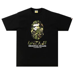 A BATHING APE: Чёрная футболка 