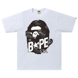 A BATHING APE: Белая футболка 