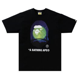 A BATHING APE: Чёрная футболка 