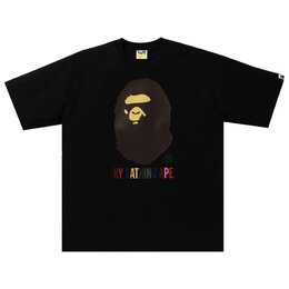 A BATHING APE: Чёрная футболка 