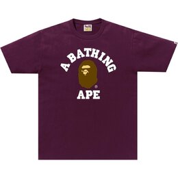 A BATHING APE: Фиолетовая футболка 