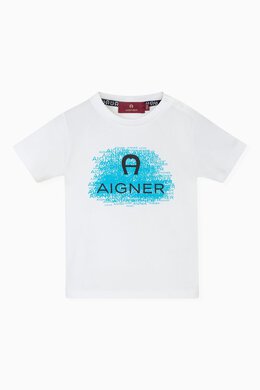 Aigner: Хлопковая футболка