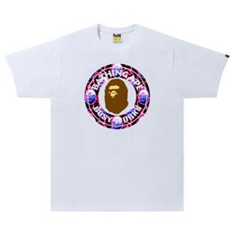 A BATHING APE: Белая футболка 