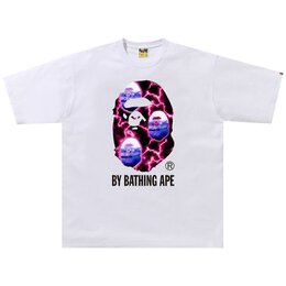 A BATHING APE: Белая футболка 