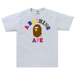 A BATHING APE: Серая футболка 