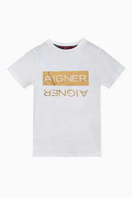 Aigner: Хлопковая футболка