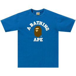 A BATHING APE: Синяя футболка 