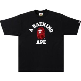 A BATHING APE: Чёрная футболка 