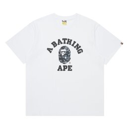 A BATHING APE: Белая футболка 