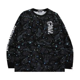 A BATHING APE: Чёрная футболка 