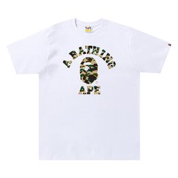 A BATHING APE: Белая футболка 