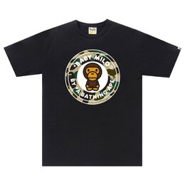 A BATHING APE: Чёрная футболка 