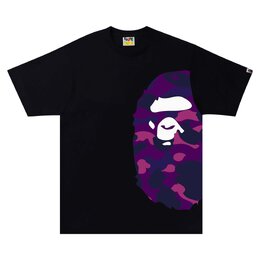 A BATHING APE: Чёрная футболка 