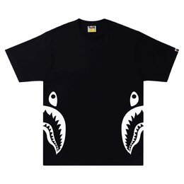 A BATHING APE: Двухцветная футболка 