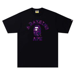 A BATHING APE: Чёрная футболка 