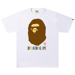 A BATHING APE: Белая футболка 