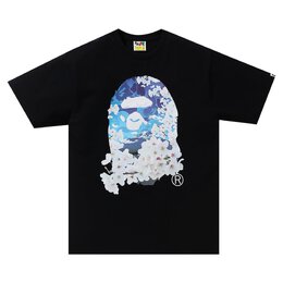 A BATHING APE: Чёрная футболка 