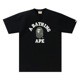 A BATHING APE: Чёрная футболка 