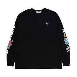 A BATHING APE: Чёрная футболка 