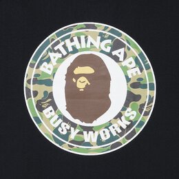 A BATHING APE: Чёрная футболка 