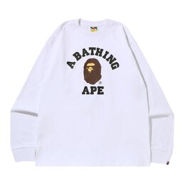 A BATHING APE: Белая футболка 