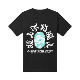 A BATHING APE: Чёрная футболка 