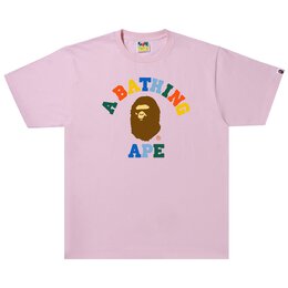 A BATHING APE: Розовая футболка 