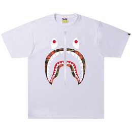 A BATHING APE: Белая футболка 