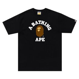 A BATHING APE: Чёрная футболка 