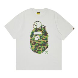 A BATHING APE: Белая футболка 