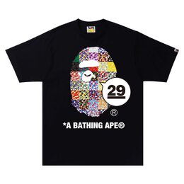 A BATHING APE: Чёрная футболка 