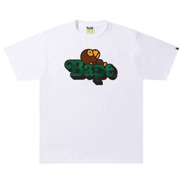 A BATHING APE: Белая футболка 