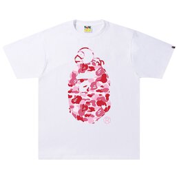 A BATHING APE: Белая футболка 