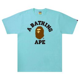 A BATHING APE: Синяя футболка 