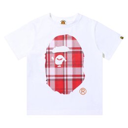 A BATHING APE: Белая футболка 