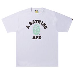 A BATHING APE: Белая футболка 