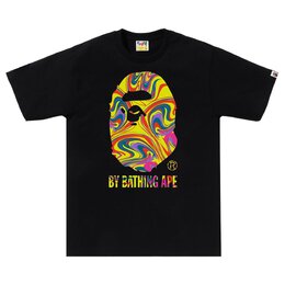 A BATHING APE: Чёрная футболка 