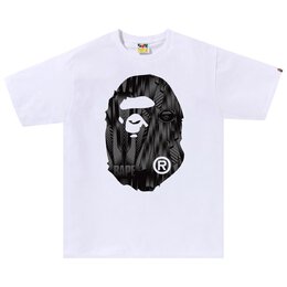 A BATHING APE: Белая футболка 