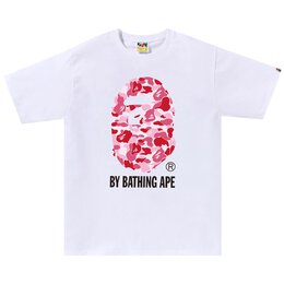 A BATHING APE: Белая футболка 